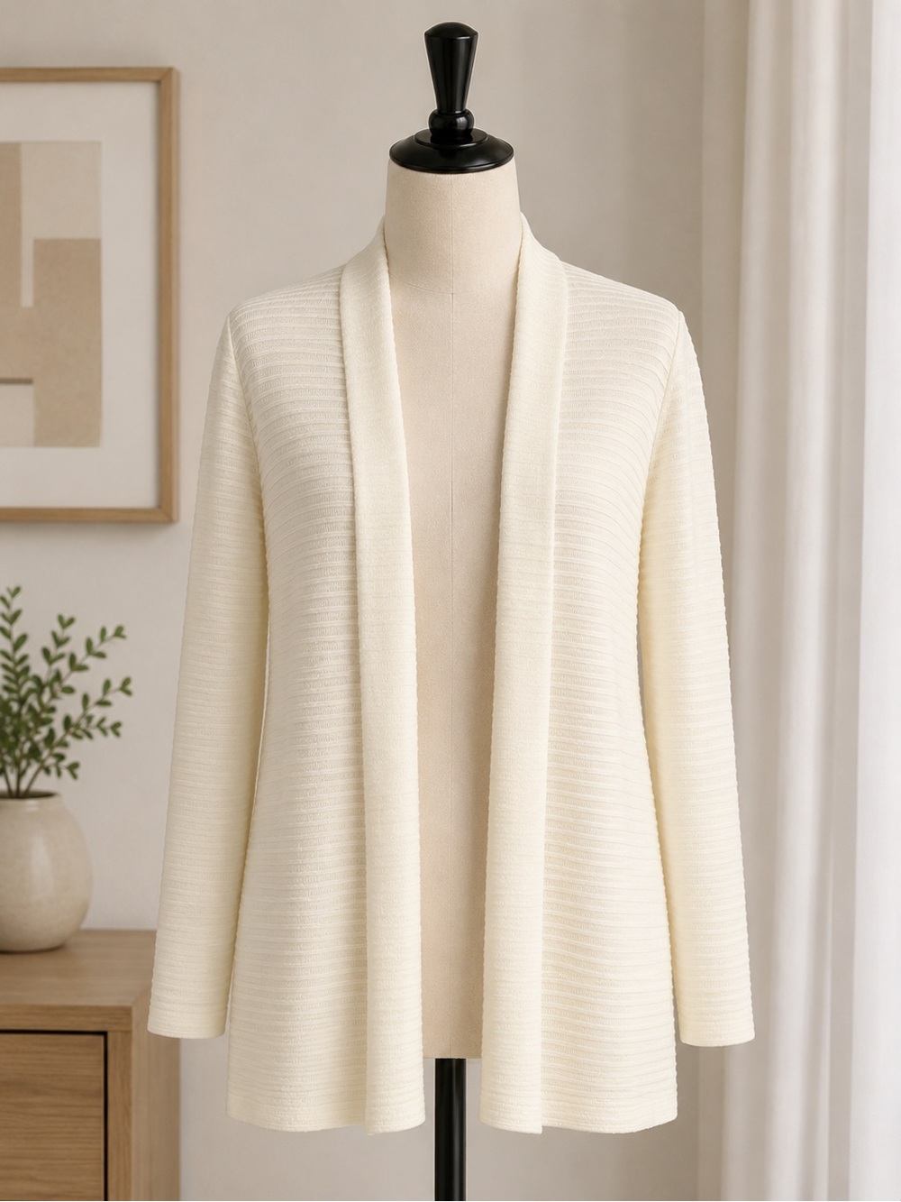 Cyrus off white soft cardigan